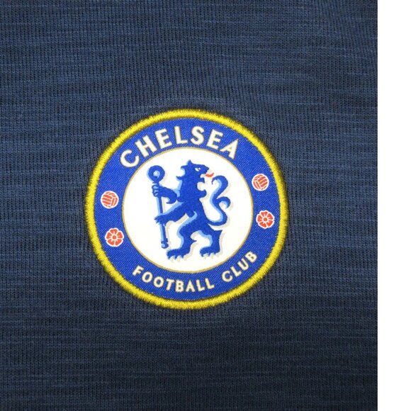 CHELSEA FC NIKE SWEATSHIRT COTTON/POLY BLEND LONDON NAVY Sz LARGE, L - Picture 2 of 5